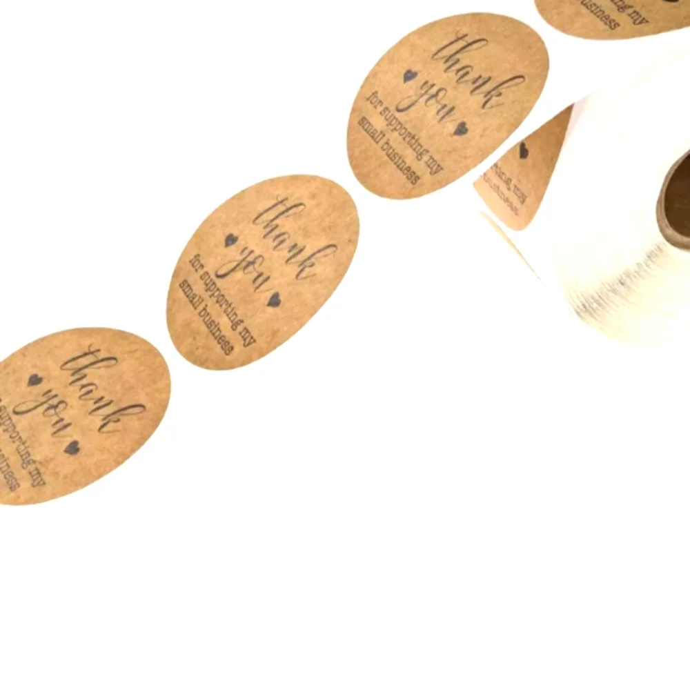 🔥500 Kraft Labels 